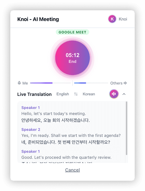 Knoi Chrome extension